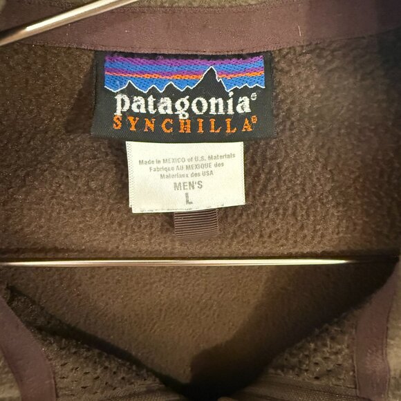 Patagonia Men's Synchilla Vest L Brown - Picture 3 of 3